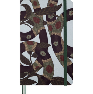 Moleskine Año de la Serpiente con Hojas/Azul Libreta