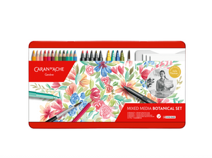 Caran d'Ache Mixed Media Botanical Set