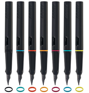 Lamy Safari Pluma Fuente Set All Black MultiRing