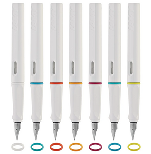 Lamy Safari Pluma Fuente Set All White MultiRing