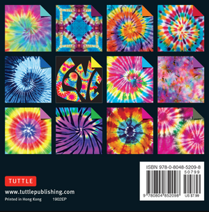 Origami Papel Tie-Dye Patterns 100 hojas