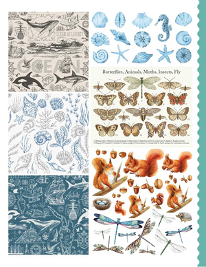 Junk Journal Cutouts - Vintage Designs Libro