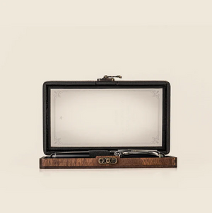 Blue Star Crafts 5 Pen Display Case Walnut Veneer