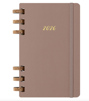 Moleskine Agenda 2026 Life Espiral Almond Large Hard Cover