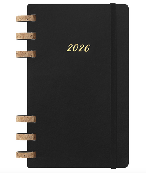 Moleskine Agenda 2026 Life Espiral Negro Large Soft Cover