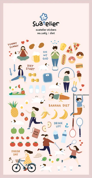 Suatelier 1063 Diet Stickers