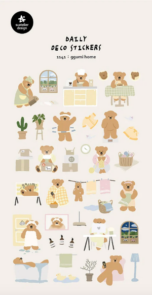 Suatelier 1104 Vlog Home Stickers