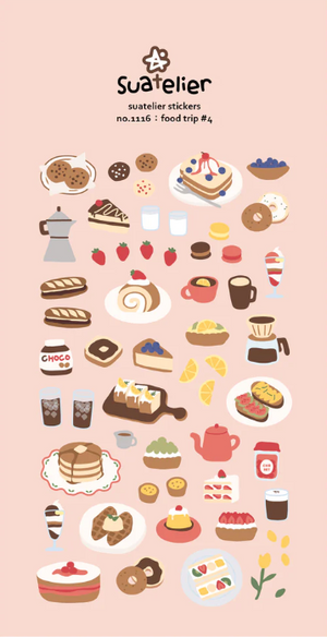 Suatelier 1116 Food Trip #4 Stickers