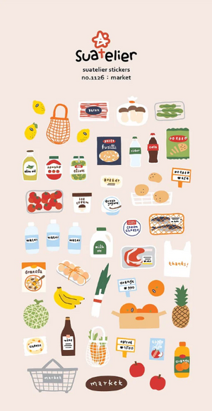 Suatelier 1126 Market Stickers