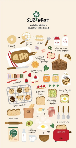 Suatelier 1083 I Like Bread Stickers
