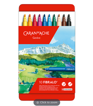 Caran d'Ache Fibralo Marcadores c/10