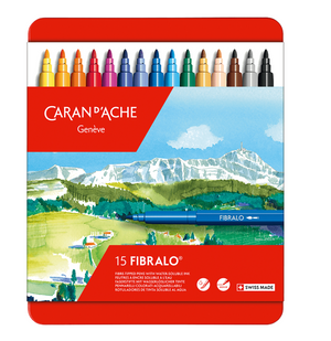Caran d'Ache Fibralo Marcadores c/15