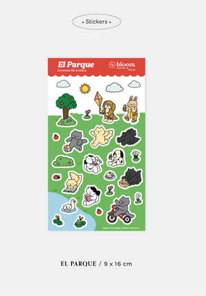 Bloom El Parque Stickers
