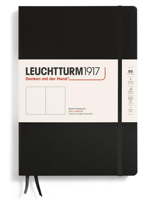 Leuchtturm1917 Libreta B5 Negro Hard Cover