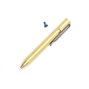 BigiDesign Brass Mini Bolt Action Pen