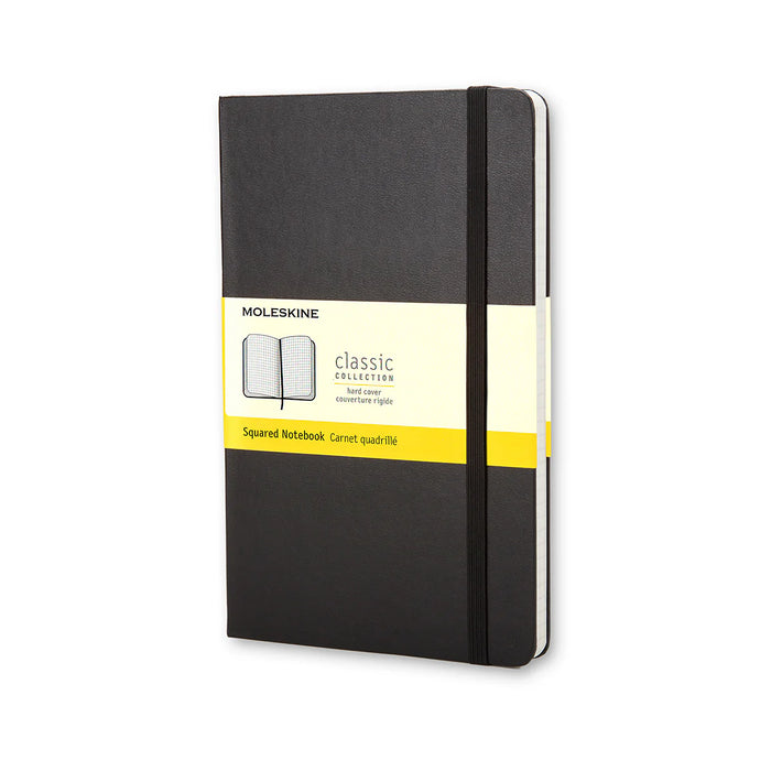 Moleskine Classic Notebook Negro Pasta Dura Cuadro