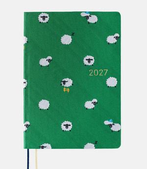 Hobonichi A6 HON 2027: Bow & Tie Sheep