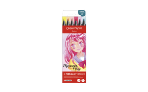 Caran d'Ache Set de 6 Fribralo Brush Manga Shojo