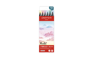 Caran d'Ache Set de 6 Fribralo Brush Pastel
