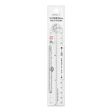 Midori Multi Ruler Clear A 30cm