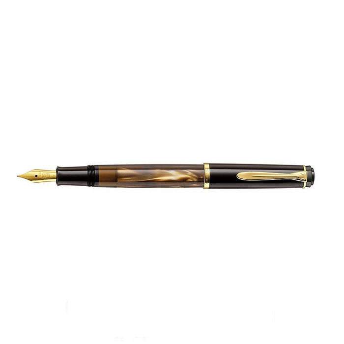 Pelikan Pluma Fuente Classic M200 Brown Marbled