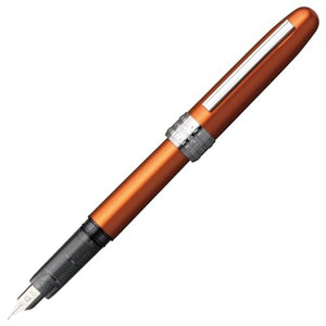 Platinum Plaisir Nova Orange Pluma Fuente