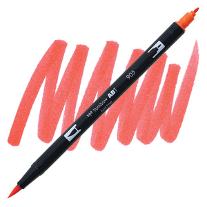 Tombow Dual Brush Pen Red 905