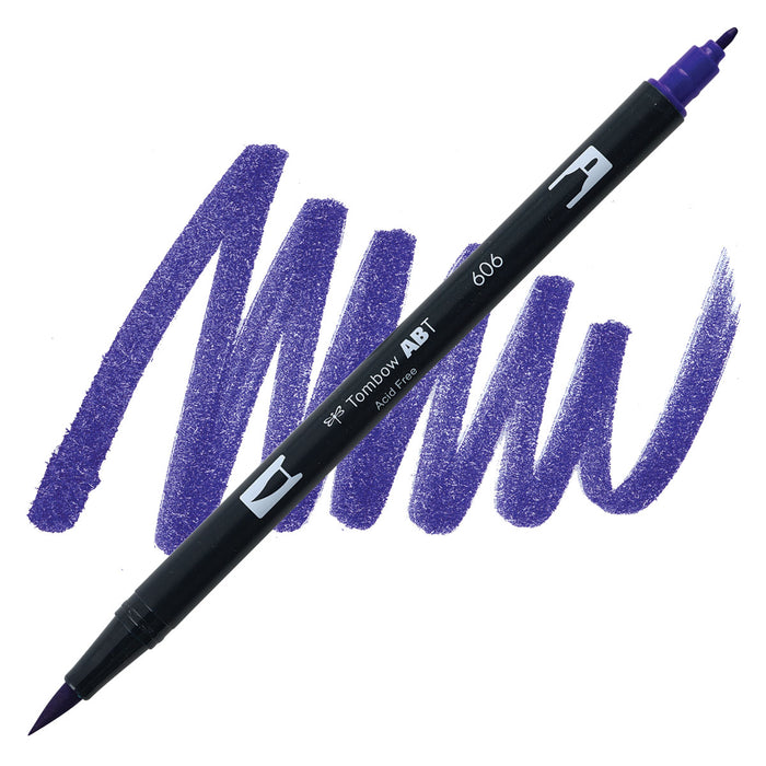 Tombow Dual Brush Violet 606
