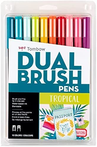Tombow Dual Brush Pens Tonos Tropical