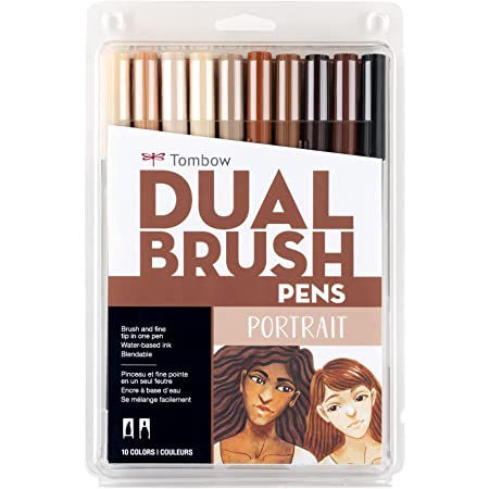 Tombow Dual Brush Pens Portrait