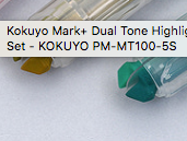 Kokuyo Dual Tone Highlighter Set 5