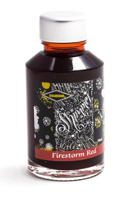Diamine Firestorm Red Shimmering 50ml
