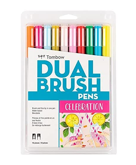 Tombow Dual Brush Pens Celebration