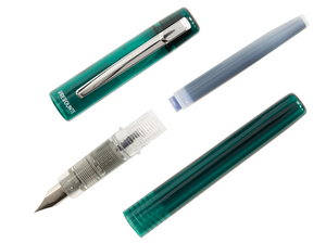 Platinum Prefounte Dark Emerald Pluma Fuente