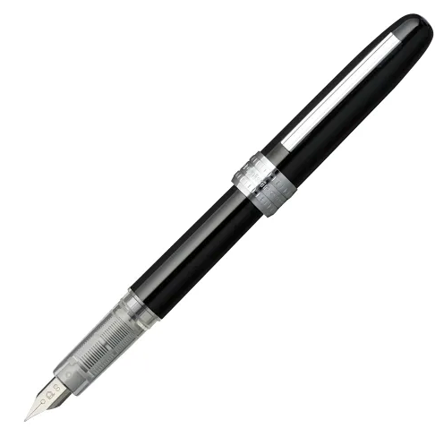 Platinum Plaisir Black Pluma Fuente