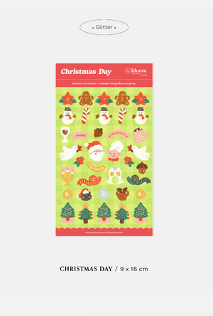 Bloom Christmas Day stickers