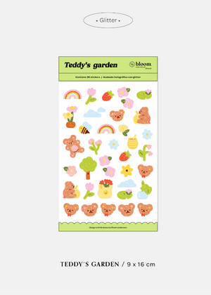 Bloom Teddy's Garden stickers