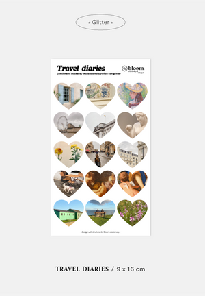 Bloom Travel Diaries stickers