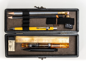 Blue Star Crafts Pen & Pencil Case Black