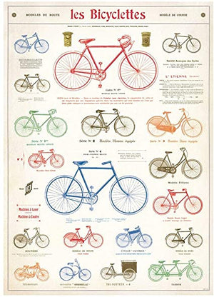 Cavallini Papel Les Bicyclettes
