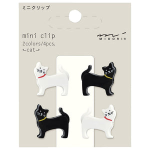 Midori Paper Clips Cats