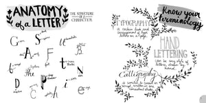 The Botanical hand lettering workbook
