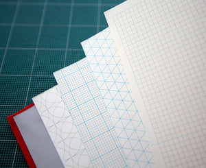 Grids & Guides, Notebook for visual thinkers Red