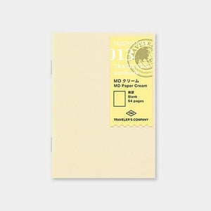 Traveler's Company Refill 013 MD Paper Cream Pasaporte